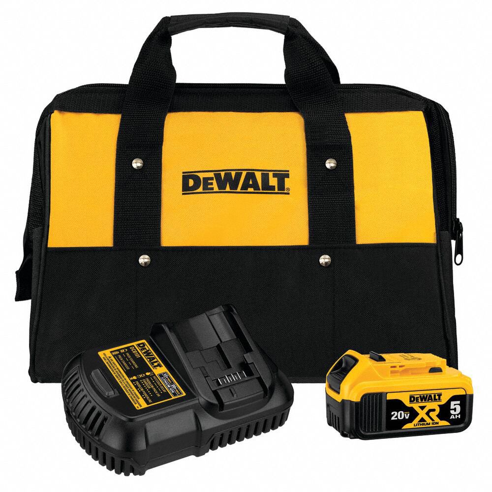 DEWALT, 20V MAX*, Ah, Battery and Charger Kit 437J76|DCB205CK
