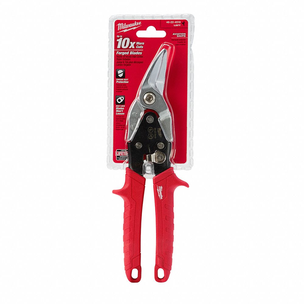 Red for sale online Milwaukee 48-22-4510 Snips 