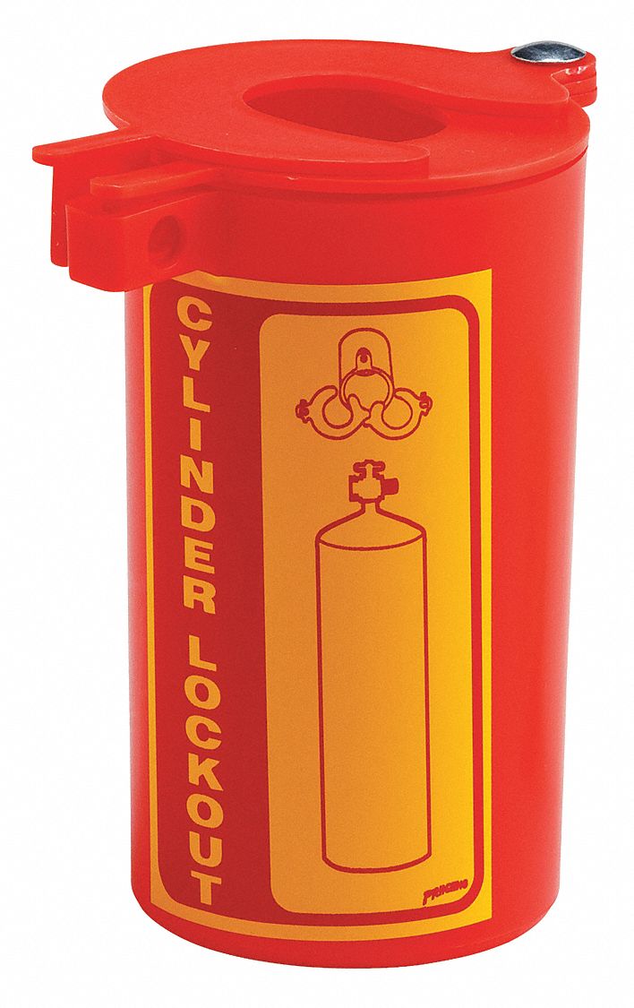 Gas Cylinder Lockout: For 3 1/2 in Neck Ring Dia, For High/Low Pressure Type, 11 UNF