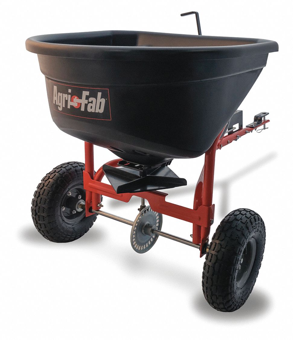 AGRIFAB, 110 lb Capacity, Pneumatic, Tow Broadcast Spreader 437R88