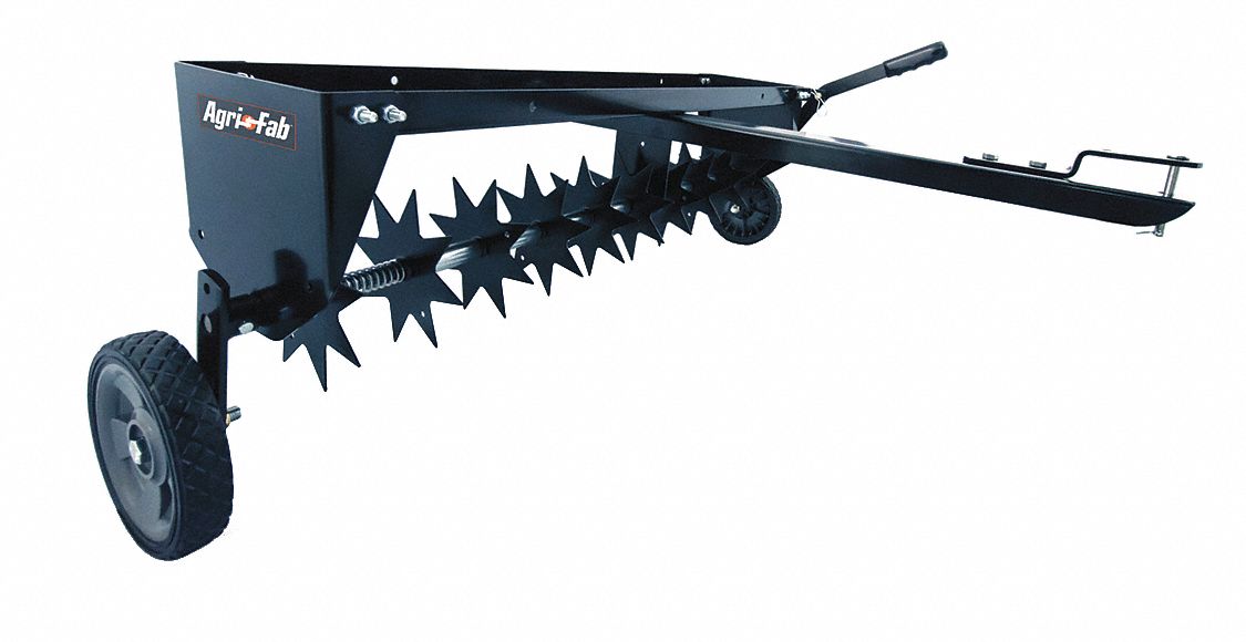 40 in Lawn Aerator, Pin, Spike Dia. 3/4 in, Aeration Depth 21/2 in