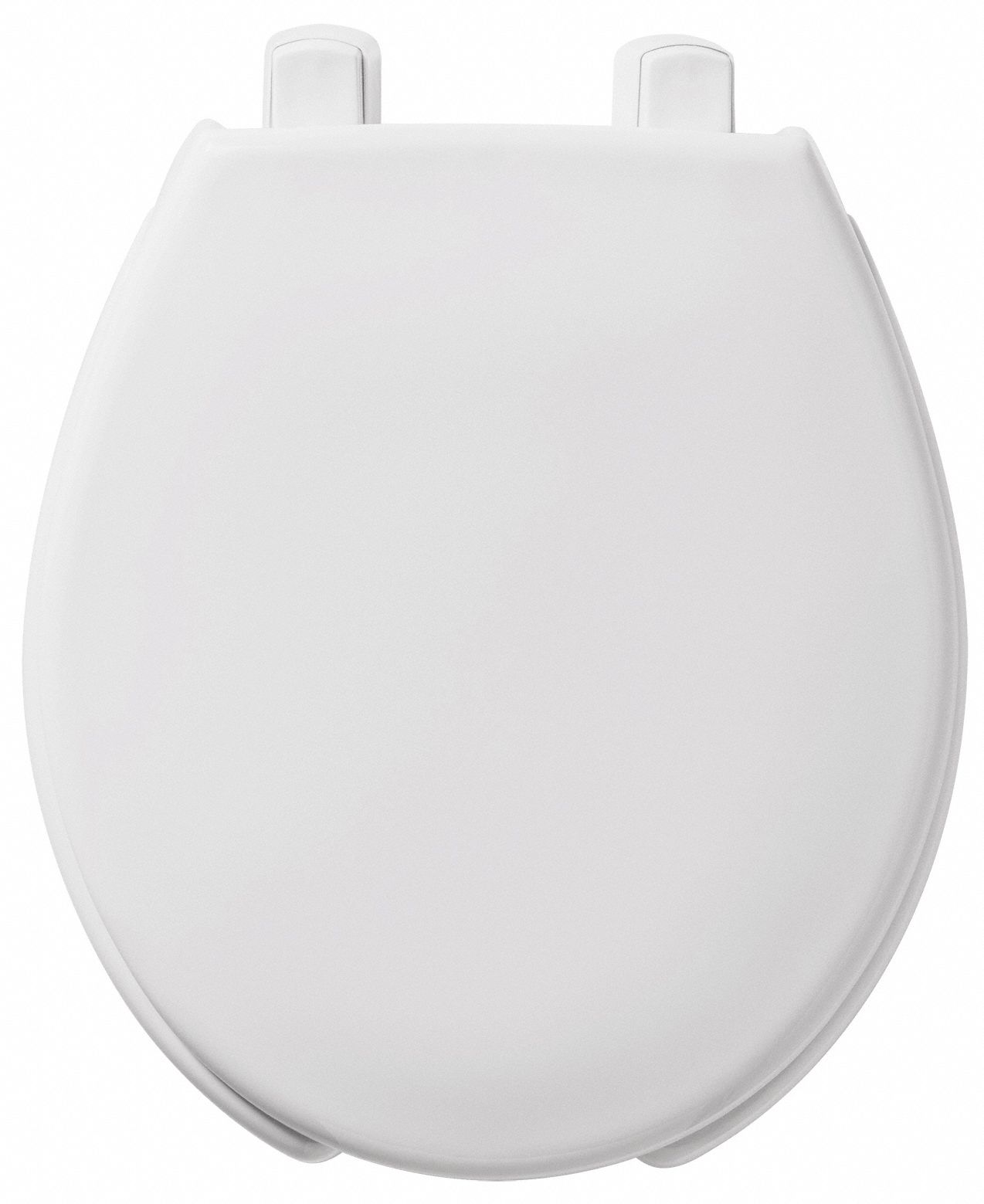 BEMIS Round, Lift Toilet Seat Type, Open Front Type, Includes Cover Yes, White, External Check