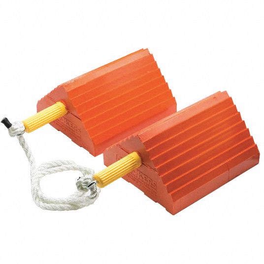 Urethane, 32 in Max Compatible Wheel Dia, Wheel Chock - 437T68|UC1400-6 ...