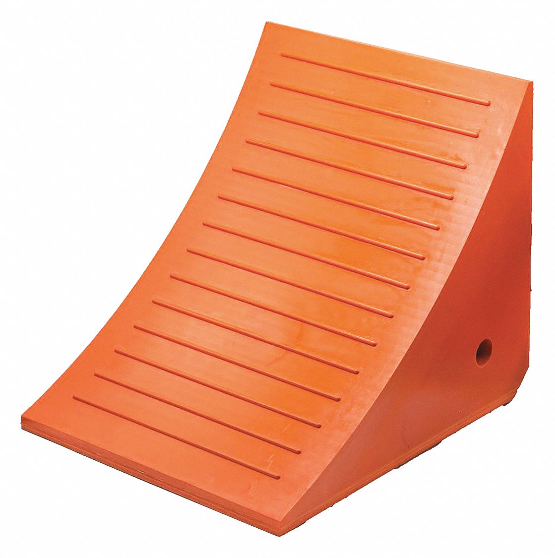 WHEEL CHOCK, URETHANE, 65 IN MAX COMPATIBLE WHEEL DIA, 245,000 LB MAX WEIGHT, 17 IN OVERALL L