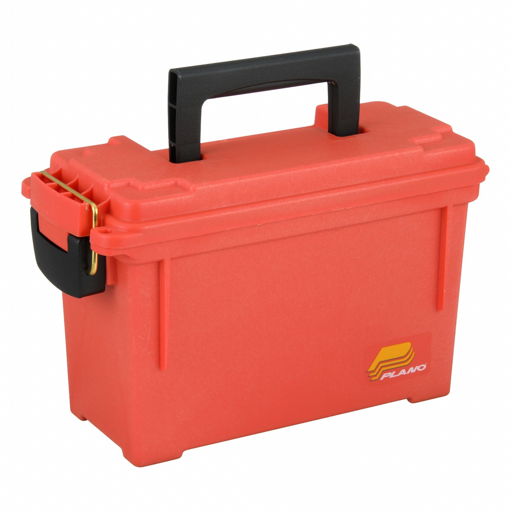 PORTABLE TOOL BOX,PLASTIC,ORANGE,MATTE