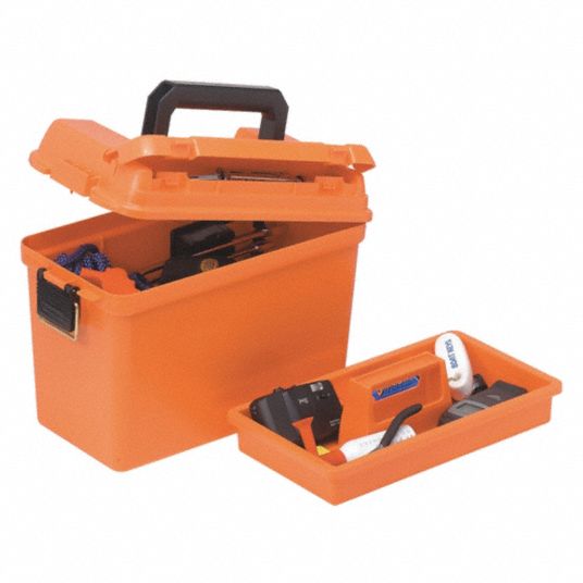 928004-5 Plano Molding Plastic, Tool Box, 11-5/8Overall Width, 5Overall  Depth, 7-1/8Overall Height