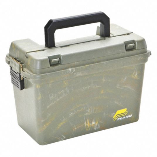 Grainger Small Plastic Tool Box, Lockable, Gray