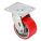 STANDARD PLATE CASTER KIT, 4 IN WHEEL DIAMETER, 3200 LB, 5½ IN MOUNTING H, 4 PK