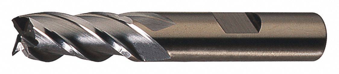 Sq. End Mill, Single End, Pow Met, 3/4"
