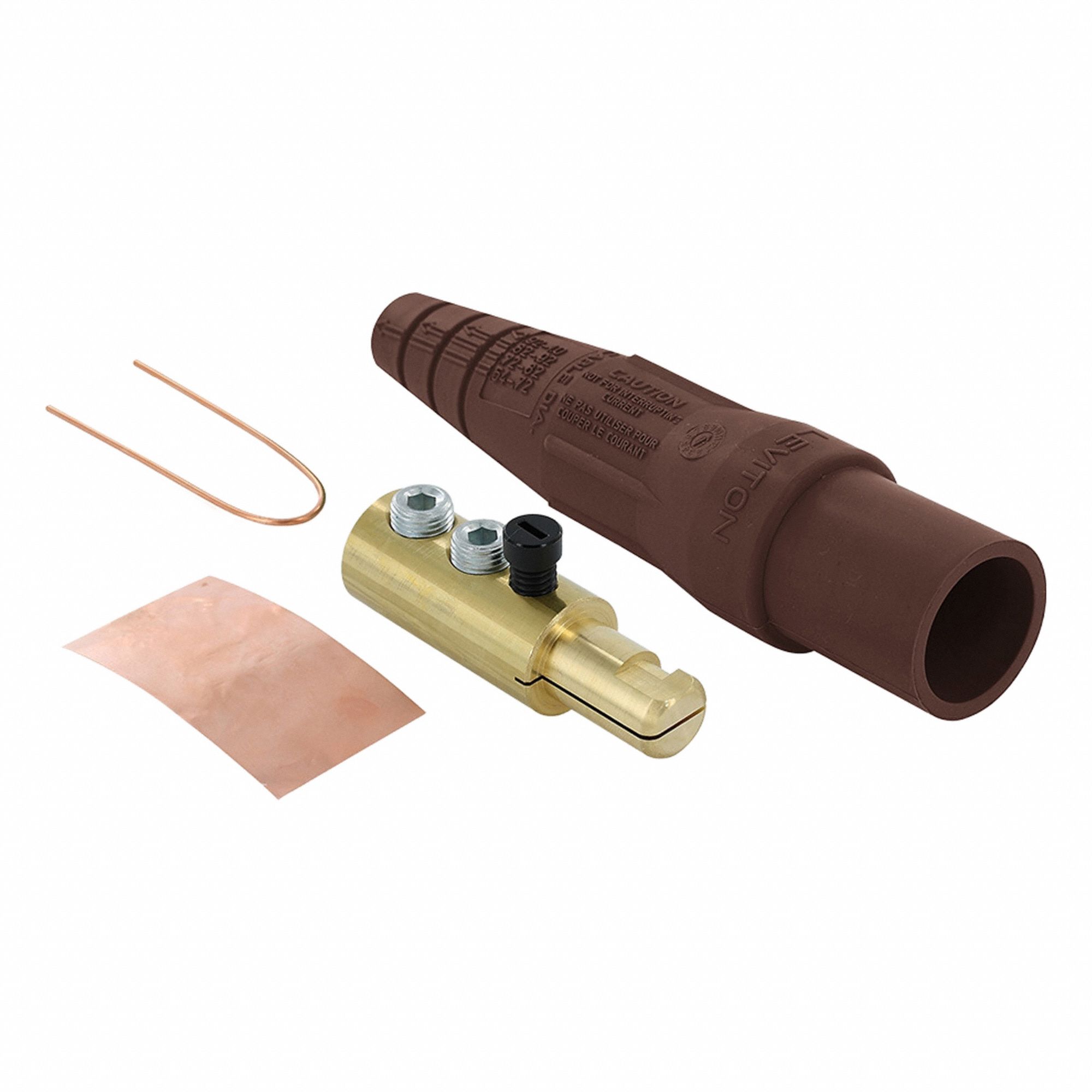 Single Pole Inline 400 A Male Brown