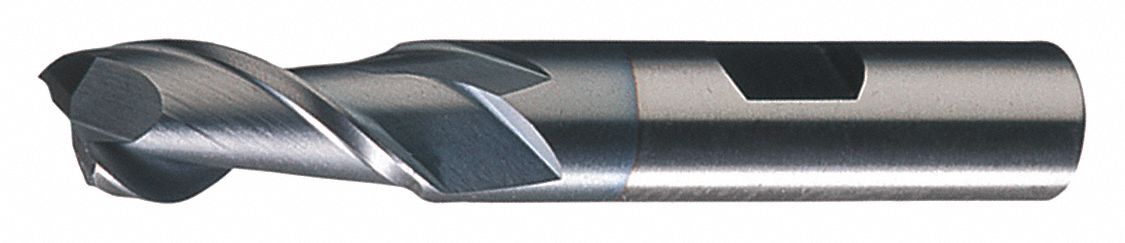 Sq. End Mill, Single End, HSS, 7/8"