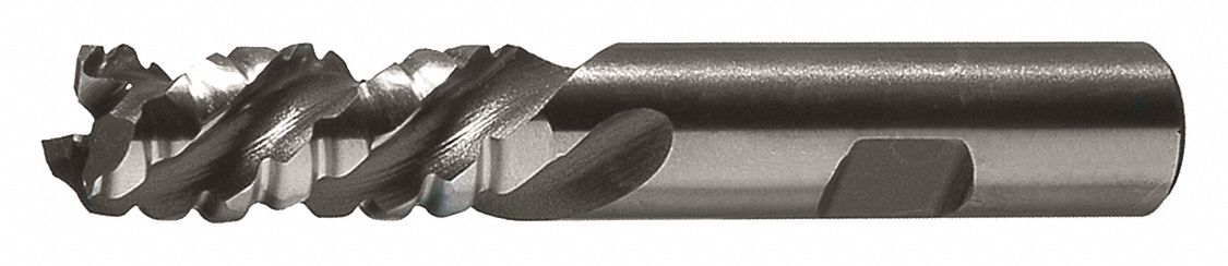 Roughing End Mill,  1 in,  Powdered Metal