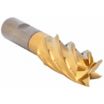 6-Flute General Purpose Finishing TiN-Coated High-Speed Steel Square End Mills