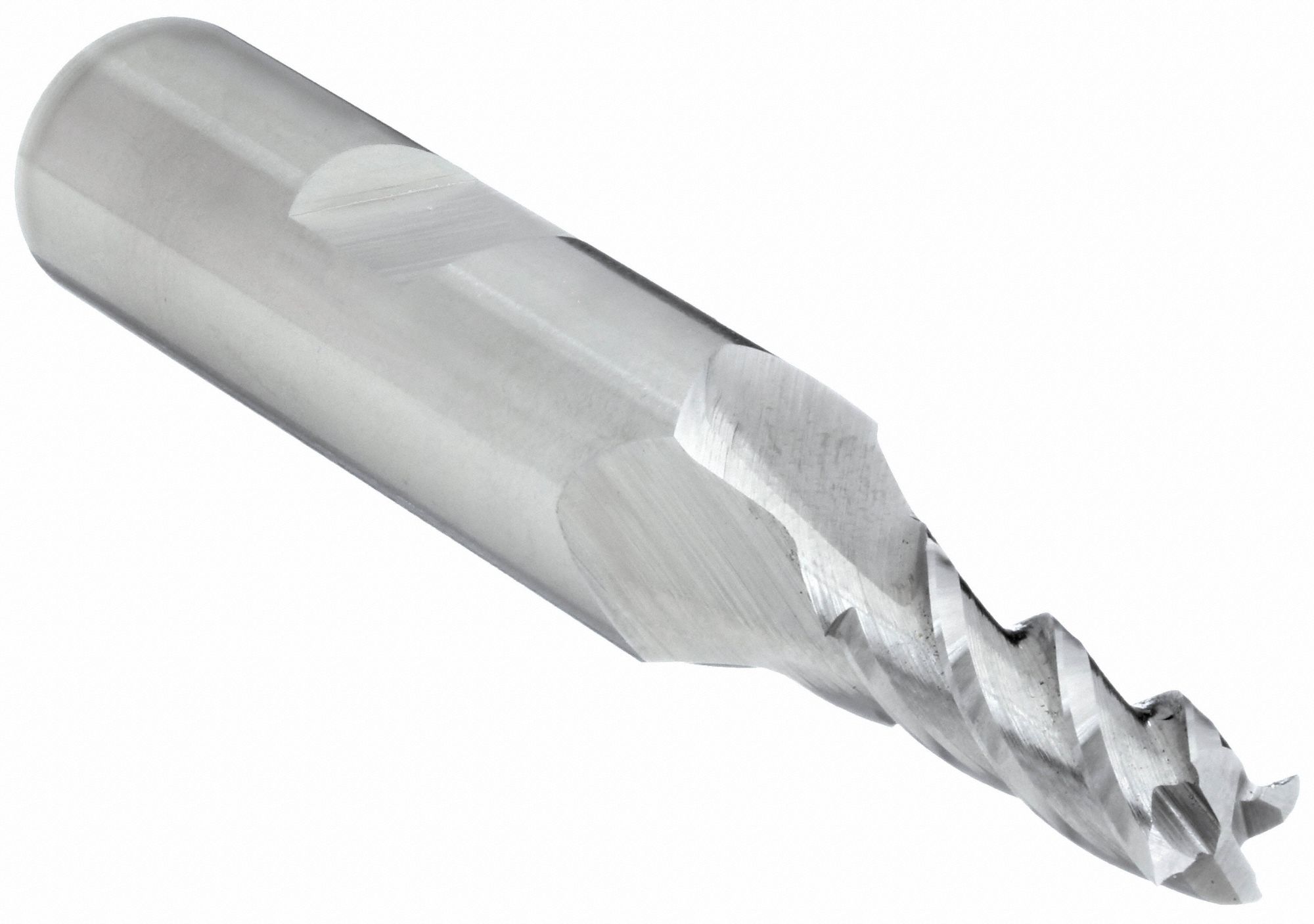 Square End Mill: High Speed Steel, 4 Flute, 4 mm Mill Dia, 1/2" LOC, 60.32 mm OAL