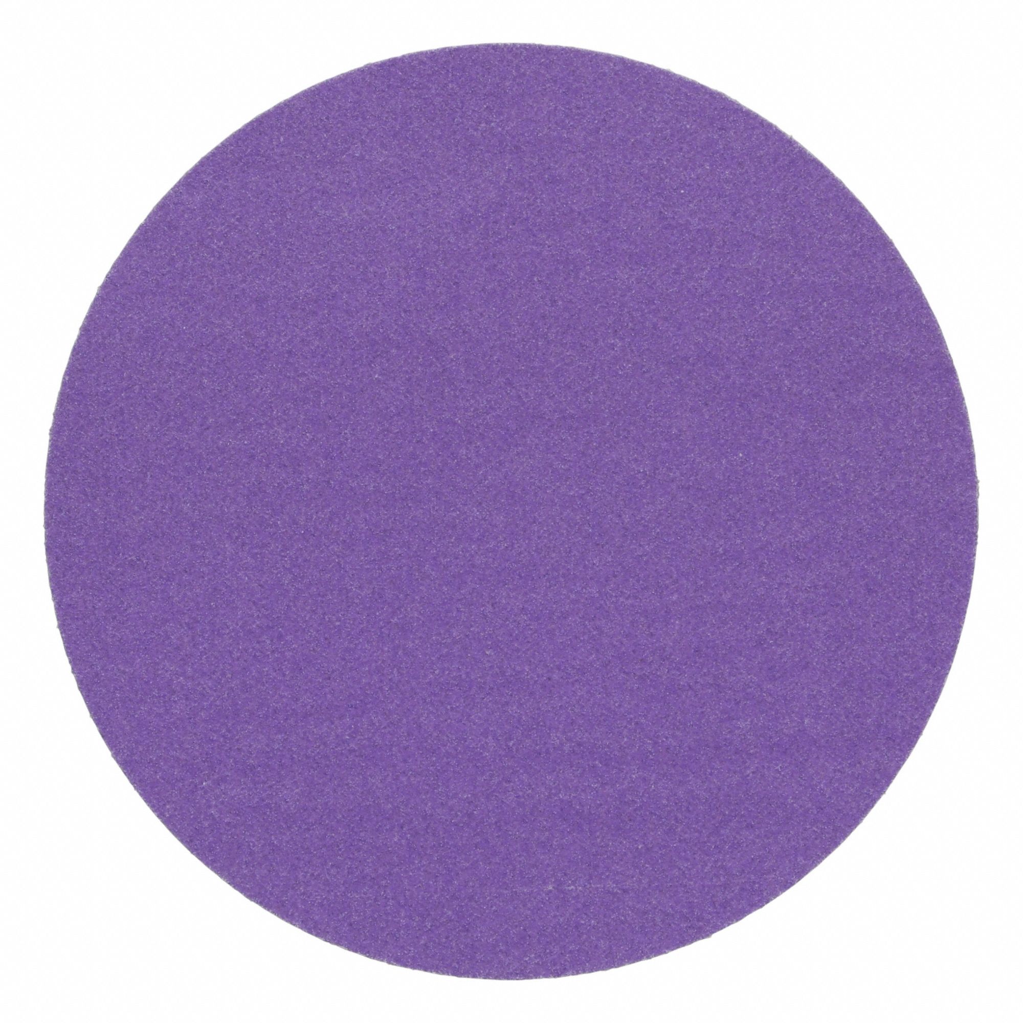 Sanding Discs: 3 in Dia, Non-Vacuum, Ceramic, 240 Grit, C Wt Paper, 732U, 50 PK