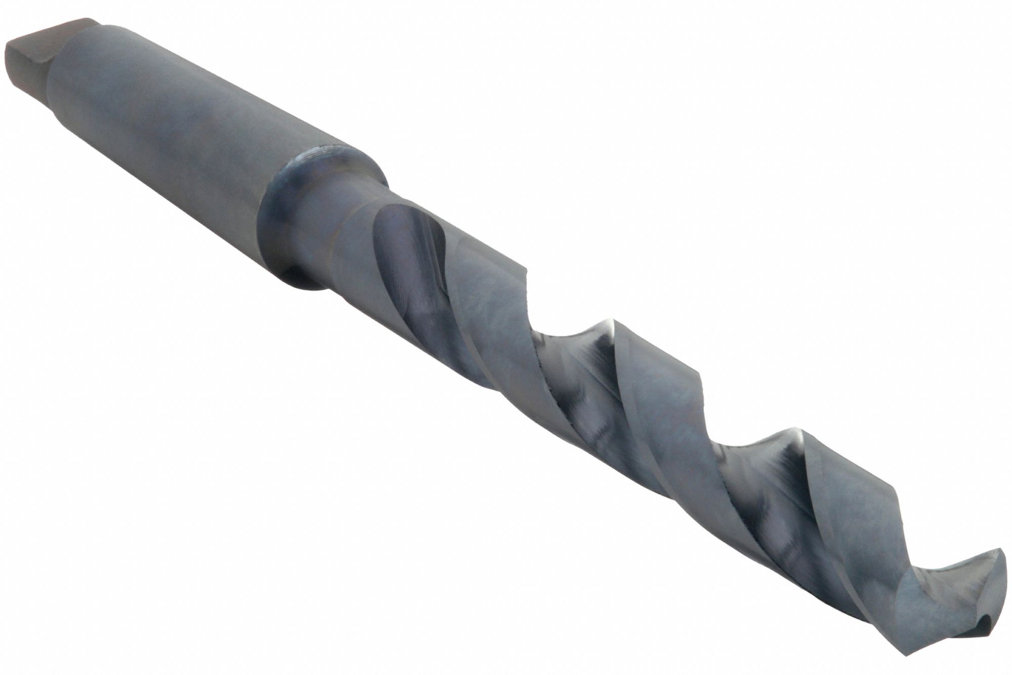 TAPER SHANK DRILL BIT, ¾ IN DRILL BIT SIZE, 5⅞ IN FLUTE L, MT3 TAPER SHANK, HSS