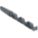 TAPER SHANK DRILL BIT, 53/64 IN DRILL BIT SIZE, 6⅛ IN FLUTE L, MT3 TAPER SHANK, HSS