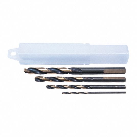 CLELINE Mechanics Length Drill Bit Set, Number of Drill Bits 4, 135