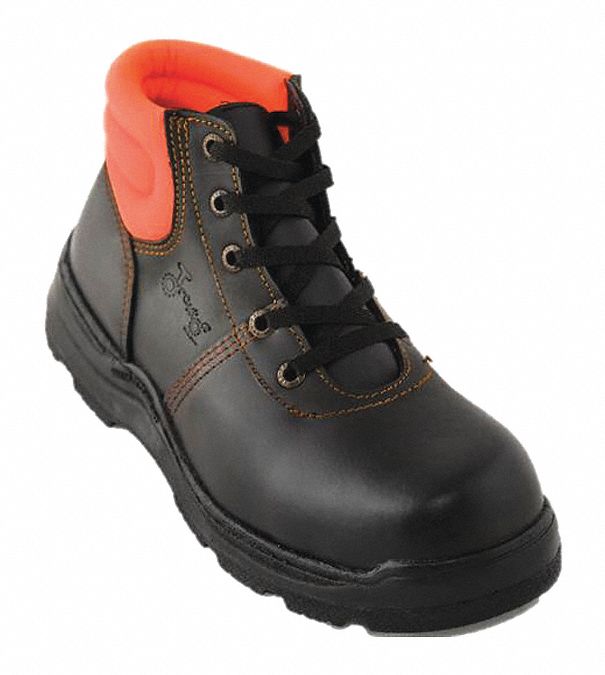 Ten Pac Bota Industrial Con Puntera De Plástico Dieléctrico Negronaranja Talla 4 Unisex Botas 5105