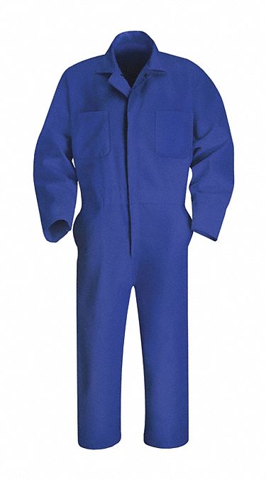 Mns Ls Electric Blue Action Back: 2XL ( 50 1/2 in x 52 in ), Electric Blue, Regular, Zipper