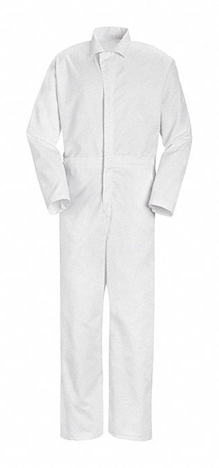 White Coverall-No Breast