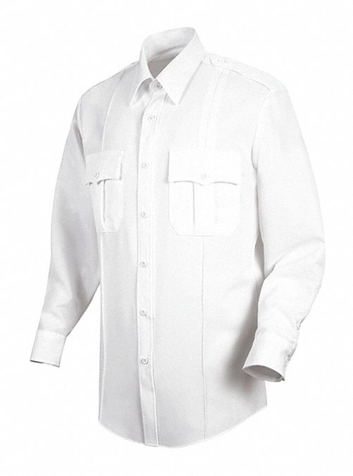 203Wh M L/S White New Dim Shirt