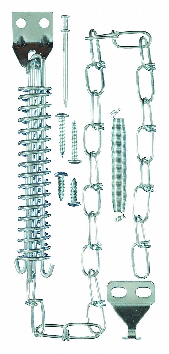 Door Stop Spring Chain Zinc Plate