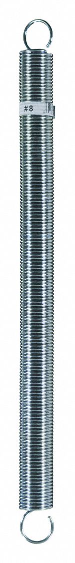Bulk Door Spring 16in.x 1in. Zinc Plate