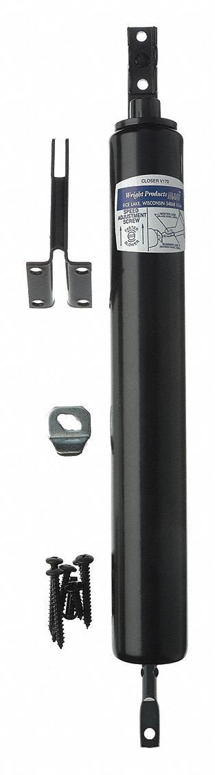 Heavy Duty Pneumatic Closer Black
