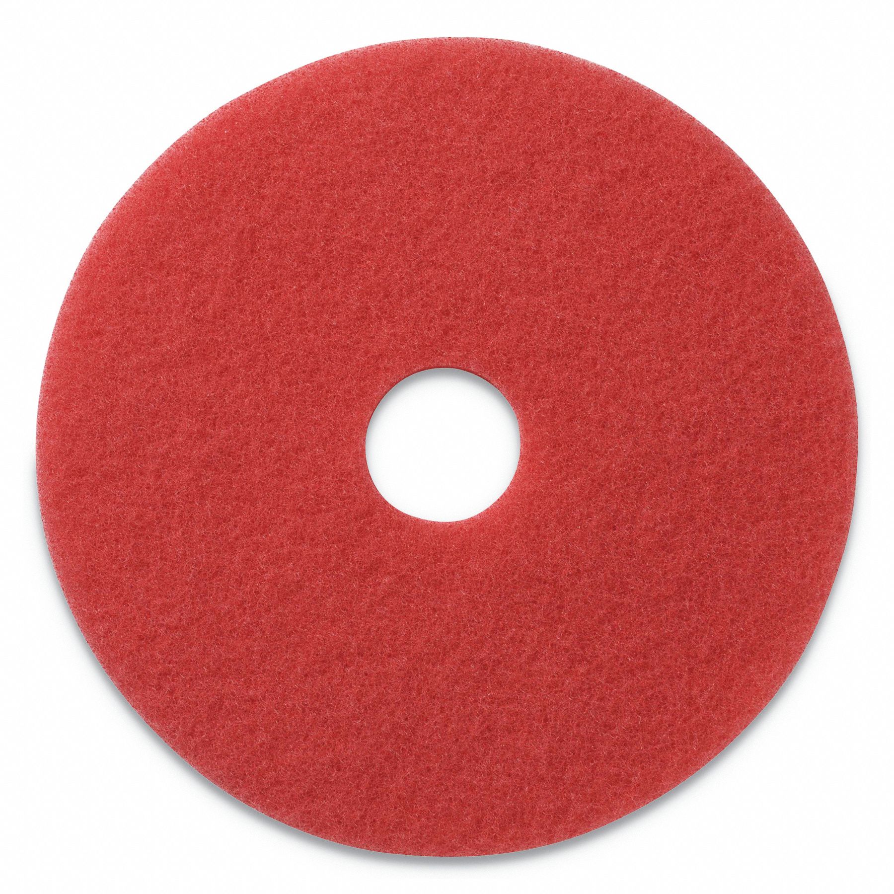 Red Buff  Floor Pad, 20in., PK5
