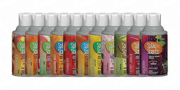 Metered Air Freshner Fruit Asst PK12