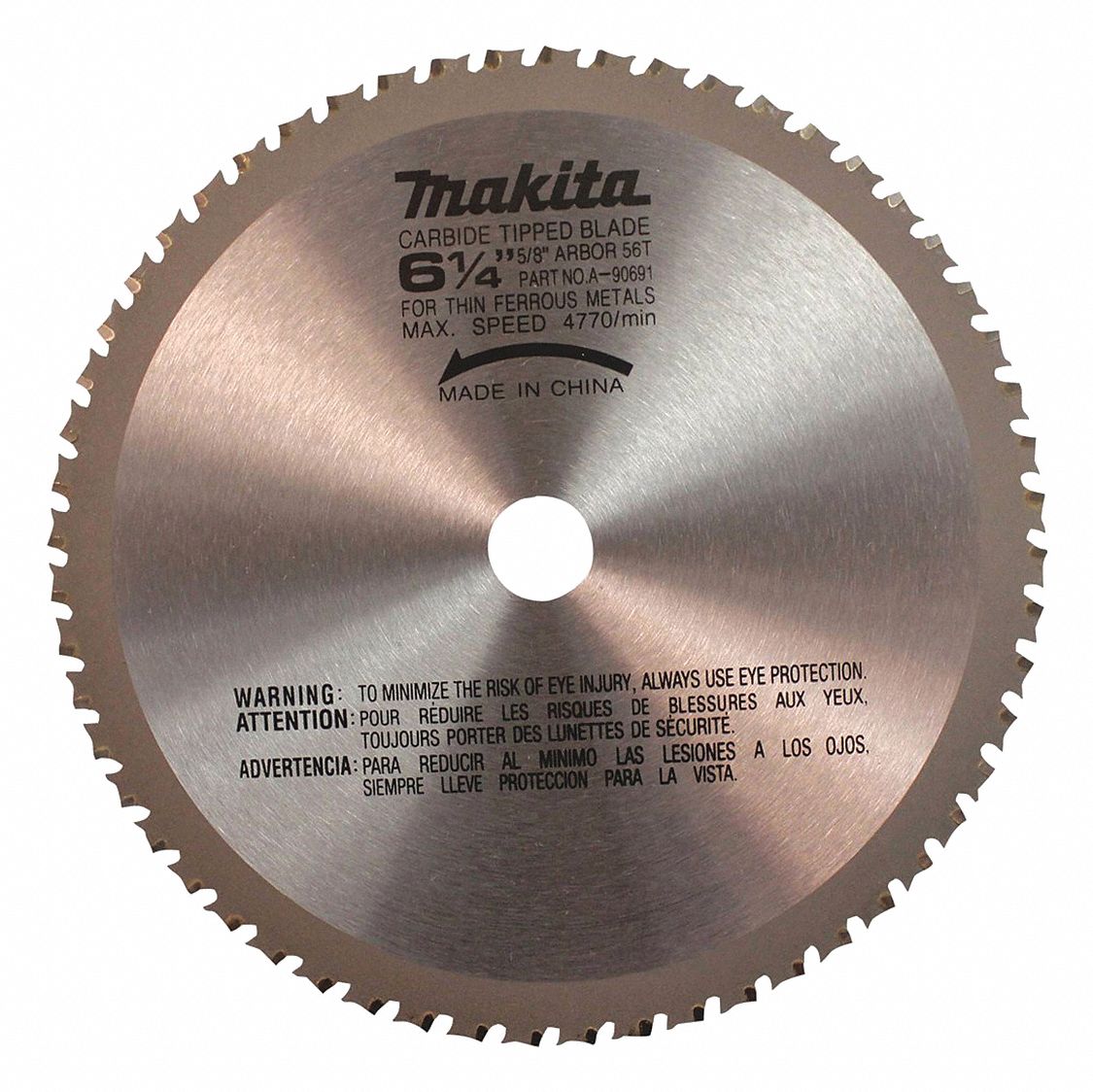 MAKITA CIRCULAR SAW BLADE, 56 TEETH, CARBIDE, HOOK