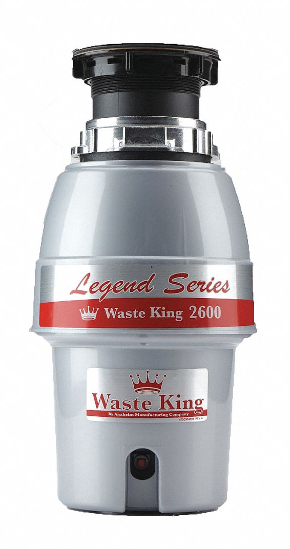 WASTE KING, Residential, 1/2 hp Horsepower, Garbage Disposal - 43EE64 ...