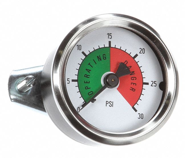 Pressure Back Kit Gauge: Fits Cleveland Brand