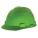 HARD HAT, CSA Z94.1-2015, PE, 4-PT RATCHET, FRONT BRIM, BRIGHT LIME GREEN