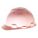 SLOTTED CAP, CSA Z94.1-2015, TYPE 1, CLASS E, PE, ONE-TOUCH, FRONT BRIM, PINK