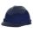 SLOTTED CAP, CSA Z94.1-2005, TYPE 1, CLASS E, PE, 4-PT STAZ-ON PINLOCK, FRONT BRIM, DK BL