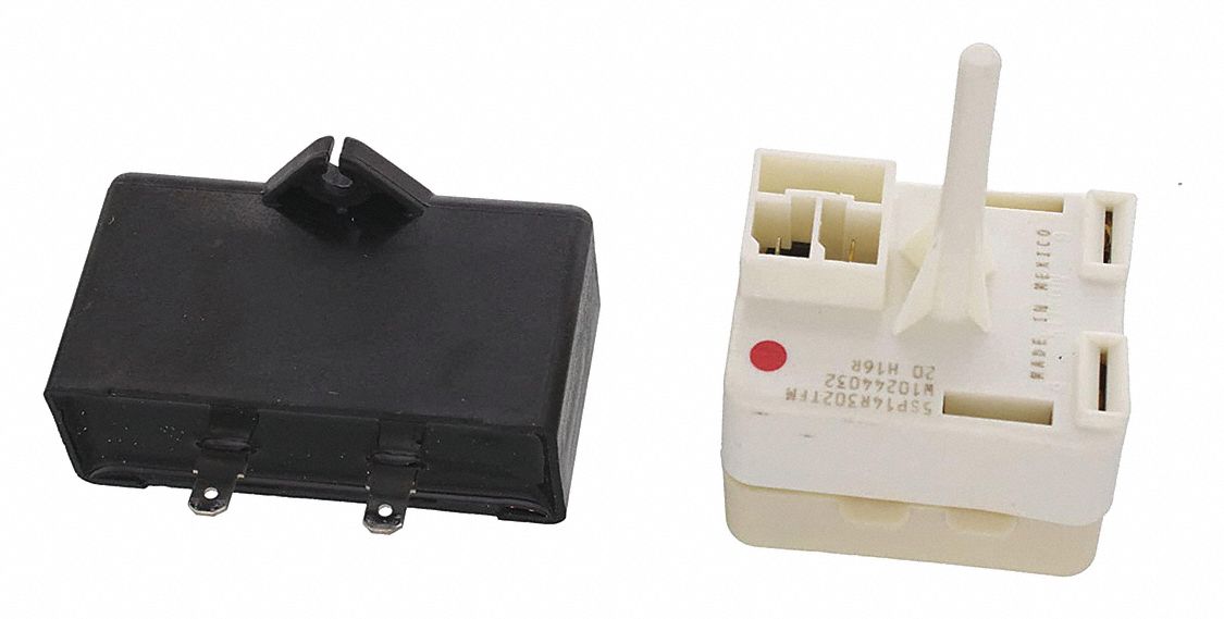 Compressor Relay and Capacitor: Mfr Part # W10613606
