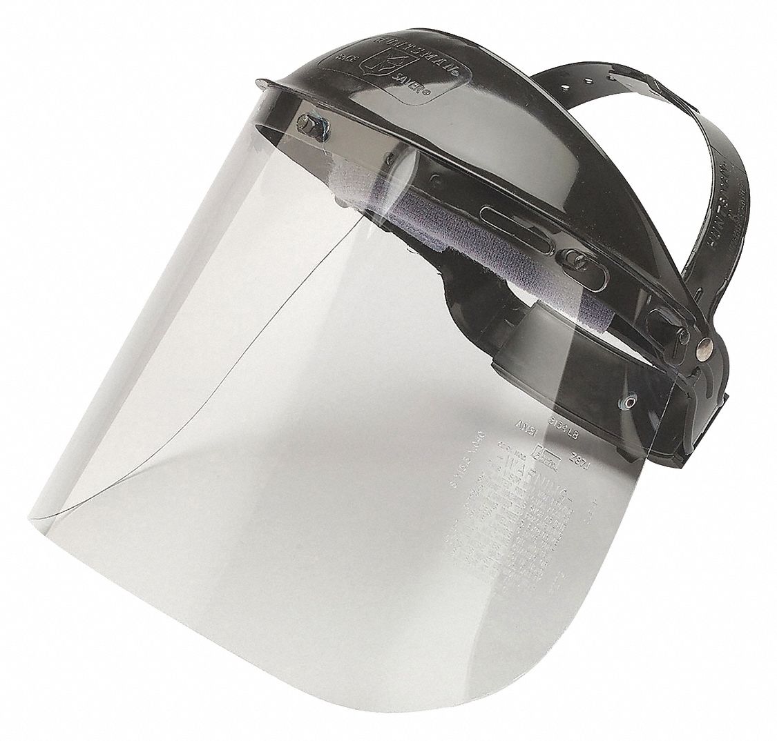 JACKSON SAFETY, Faceshield Headgear,Clear Visor,PK12 - 43FX84|14382 ...