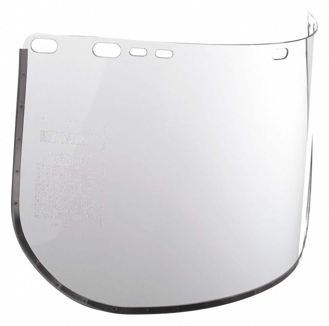 JACKSON SAFETY, Face Shield,Polycarbonate,Clear,PK25 43FY3329096