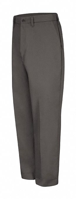 Mens Red-E-Prest Charcoal Work Pant: Men's, Work Pants, ( 33 in x 34 in ), Charcoal, Buttons