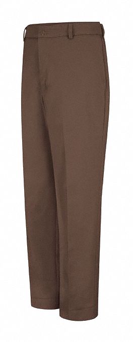 Mens Brown Dura Kap Work Pant: Men's, Industrial Pants, ( 34 in x 34 in ), Brown, Buttons