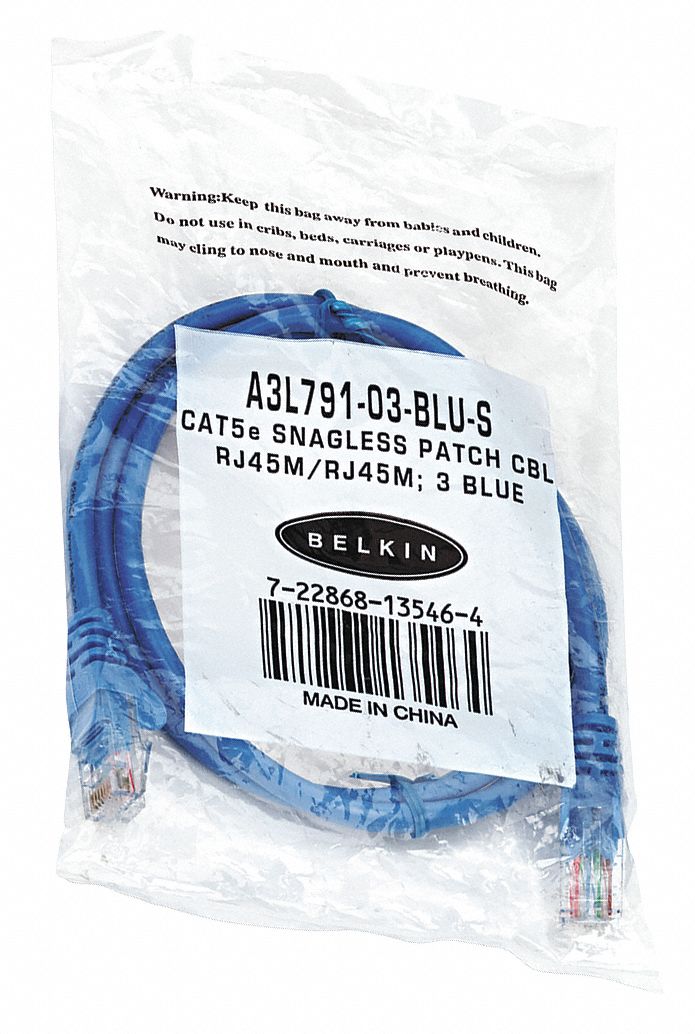 Patch Cables, CAT5e,