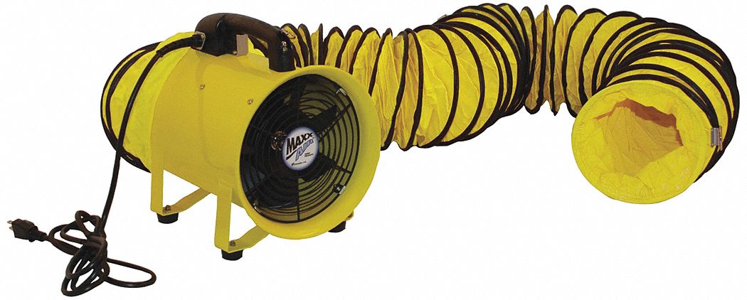 Cylinder Fan 2000 CFM 20 ft Hose 12 in