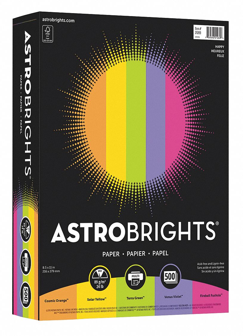 Color Paper, 8.5X11",