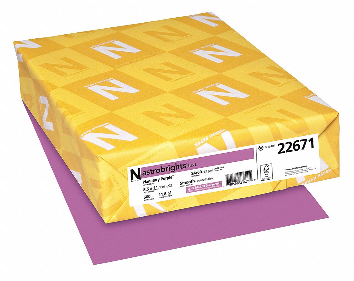 NEENAH PAPER, 500, PK, Color Paper - 43GN27|22671 - Grainger