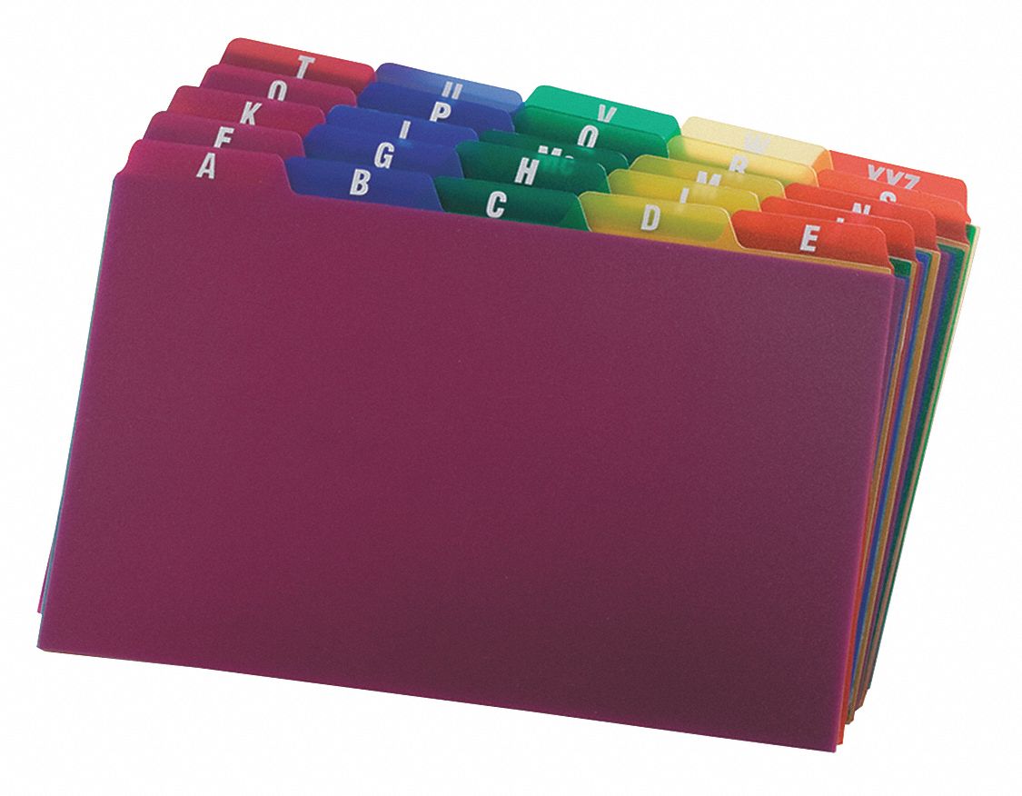 CardGuides Alpha 1/5Tab 5x8 PK25