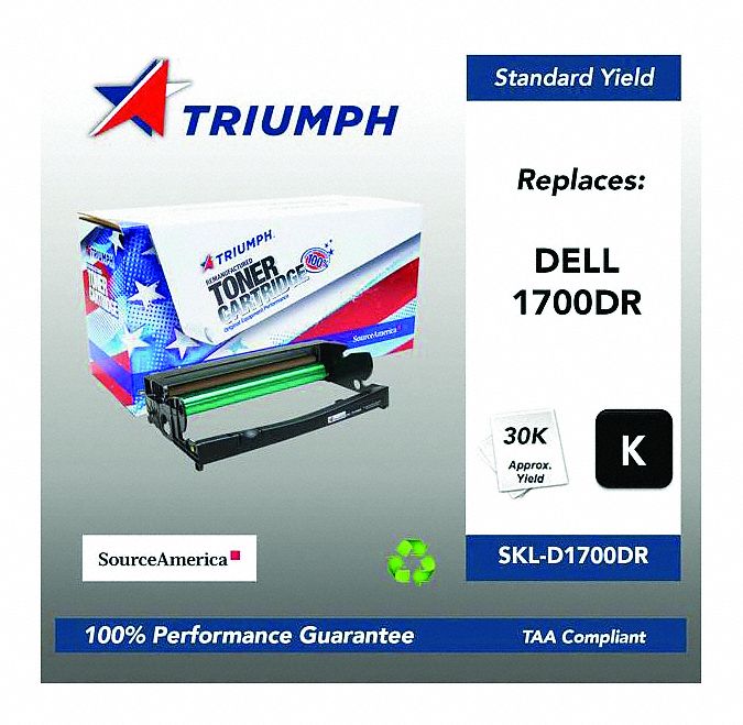 Printer Drum: Remanufactured, 30, 000 Page Yield - Max, Black, 310-5404