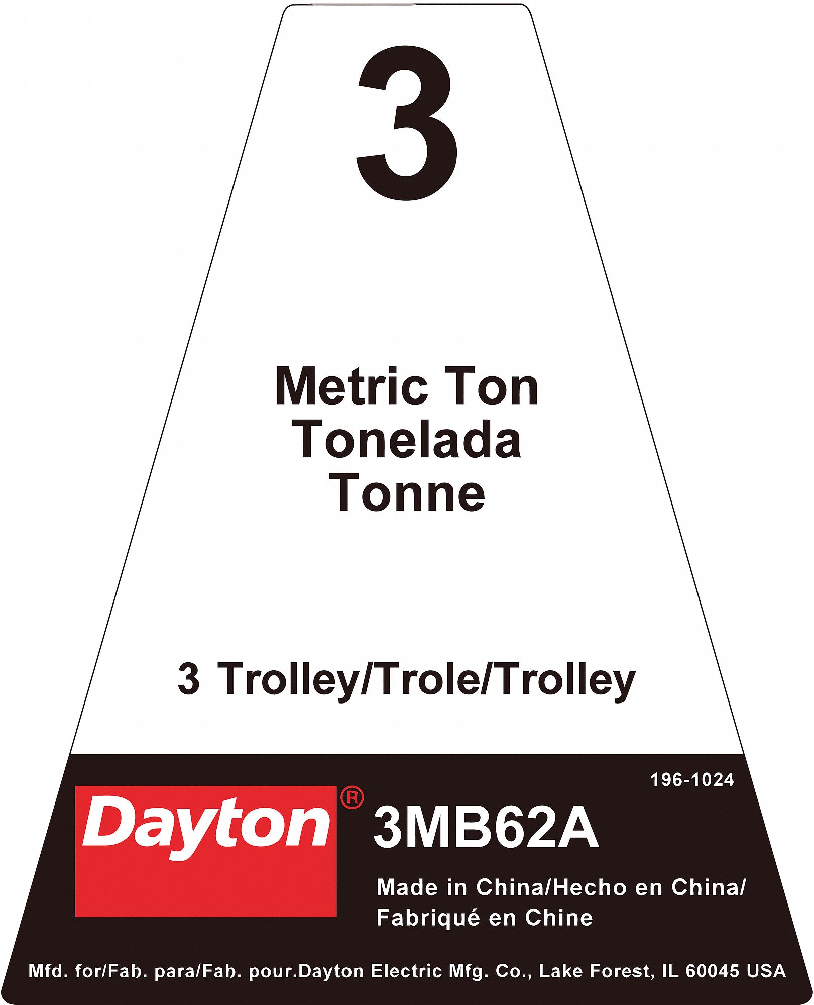 Name Plate: GGS_49675, 3MB62