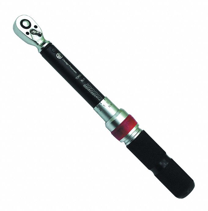 Torque Wrench, 1/4 in., 5-25nm